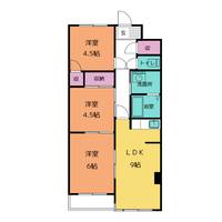 ベルウッド弥生の間取り