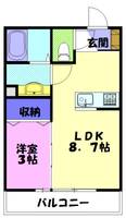 物件の間取り画像