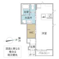 レーガベーネ市毛 II B棟の間取り