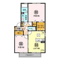 ハピネス A・Bの間取り