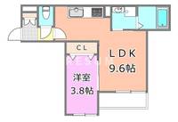 千葉県千葉市稲毛区黒砂1(マンション)の賃貸物件の間取り