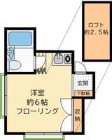 東京都世田谷区北沢1(アパート)の賃貸物件の間取り