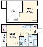 物件の間取り画像
