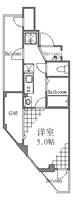 東京都荒川区西日暮里6(マンション)の賃貸物件の間取り