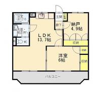 サンハイム藤の間取り