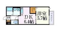 千葉県千葉市稲毛区黒砂2(アパート)の賃貸物件の間取り