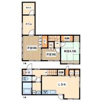 神奈川県川崎市川崎区渡田新町3(一戸建)の賃貸物件の間取り