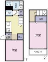 東京都大田区西蒲田3(一戸建)の賃貸物件の間取り