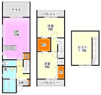 物件の間取り画像
