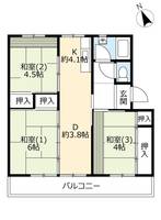 物件の間取り画像