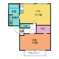 ヴィラサザンクロスAの間取り