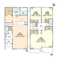 千葉県野田市古布内(一戸建)の賃貸物件の間取り
