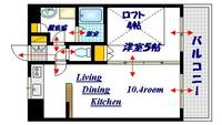 LEGEND YOKOGAWAの間取り
