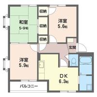 オークスAの間取り