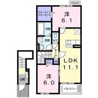 アンジュハイムIの間取り