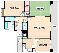 物件の間取り画像