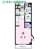 愛知県西尾市寺津町矢田堺(アパート)の賃貸物件の間取り