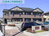 愛知県西尾市寺津町矢田堺(アパート)の賃貸物件の外観