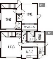 岩手県胆沢郡金ケ崎町西根前野(一戸建)の賃貸物件の間取り