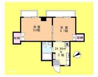 嵯峨野ハイツの間取り