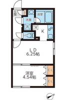 東京都新宿区新宿6(マンション)の賃貸物件の間取り