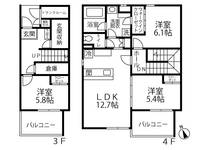 物件の間取り画像