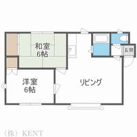 レジデンス発寒Aの間取り