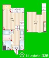 福岡県福岡市西区愛宕1(アパート)の賃貸物件の間取り