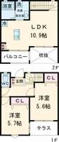 物件の間取り画像