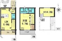 岡山県岡山市南区新保(一戸建)の賃貸物件の間取り