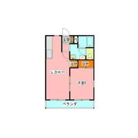 千葉県千葉市中央区千葉寺町(アパート)の賃貸物件の間取り