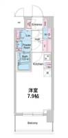 大阪府吹田市広芝町(マンション)の賃貸物件の間取り