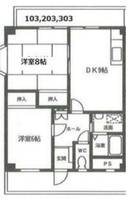 新田山ハイツの間取り