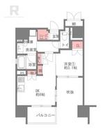 大阪府大阪市中央区内淡路町2(マンション)の賃貸物件の間取り