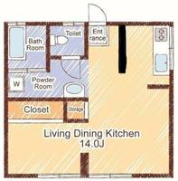 物件の間取り画像