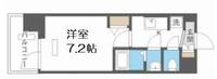 プレサンス大国町アドロッソの間取り