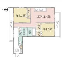 物件の間取り画像