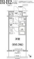 大阪府大阪市北区中津4(マンション)の賃貸物件の間取り