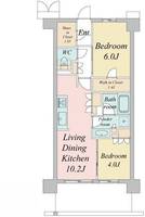 東京都武蔵野市境2(マンション)の賃貸物件の間取り
