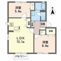 コーラルタウンDの間取り