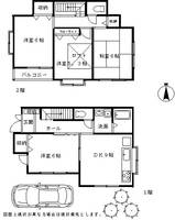 埼玉県所沢市大字久米(一戸建)の賃貸物件の間取り