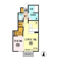 茨城県日立市田尻町6(アパート)の賃貸物件の間取り