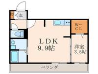 ロイヤルシティ黒崎の間取り