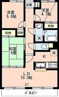 東京都練馬区早宮4(マンション)の賃貸物件の間取り