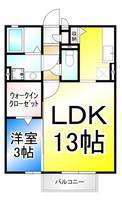 長野県長野市大字稲葉日詰(アパート)の賃貸物件の間取り