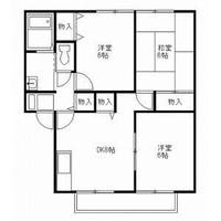 栃木県宇都宮市駒生町(アパート)の賃貸物件の間取り