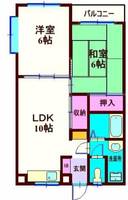 東京都大田区北馬込1(マンション)の賃貸物件の間取り