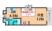 大阪府大阪市城東区関目6(マンション)の賃貸物件の間取り