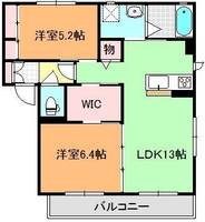 サンパティーM(ShaMaison)の間取り