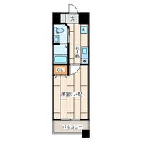 東京都町田市中町1(マンション)の賃貸物件の間取り